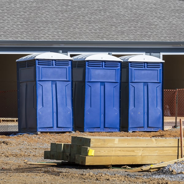 what is the expected delivery and pickup timeframe for the portable toilets in Rural